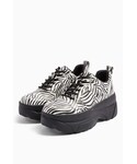 Topshop Sneakers "Topshop CALI Black and White Zebra Print Chunky Trainers"