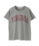 KBF | VIRGINIA印字T恤(T恤)