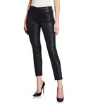 7 For All Mankind Denim pants "Jen7 By 7 For All Mankind Coated Printed Ankle Skinny Jeans"
