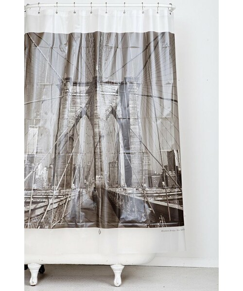 Izola Brooklyn Bridge Shower Curtain Wear