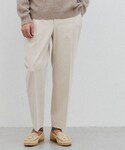 LIDNM | SIDE TUCK STRAIGHT TROUSERS(西裝休閒褲)
