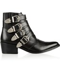 Toga | Toga Buckled leather ankle boots(靴子)