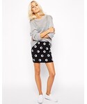 Cheap Monday | Cheap Monday Cartoon Eye Mini Skirt - Multi(Skirt)