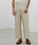 LIDNM | HARD TWISTED BAGGY TROUSERS(西裝休閒褲)
