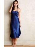 Anthropologie | Anthropologie Sapphire Charmeuse Nightgown(居家服/浴衣)