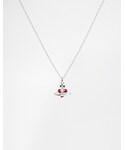 Vivienne Westwood | Vivienne Westwood Rhinestone Heart Pendant Necklace - Red(項鏈)