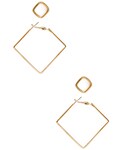 Forever 21 | FOREVER 21 Cutout Geo Earring Set(Pierces (both ears))