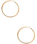 Forever 21 | FOREVER 21 Street-Chic Etched Hoops(Pierces (both ears))