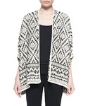 Joie | Joie Tosca Tile-Jacquard Open Sweater(Knitwear)