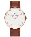 Daniel Wellington | Daniel Wellington 'Classic St. Mawes' Leather Strap Watch, 36mm(Analog watches)
