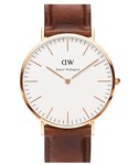 Daniel Wellington | Daniel Wellington 'Classic St. Mawes' Leather Strap Watch, 40mm(非智能手錶)