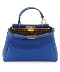 Fendi | Fendi Peekaboo Micro Satchel Bag,, Blue(Shoulderbag)