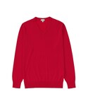 ユニクロ | MEN エクストラファインメリノVネックセーター（長袖）(Knitwear)