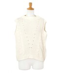 flower | match knit vest～マッチニットベスト(背心外套)