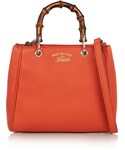 Gucci | Gucci Bamboo Shopper Mini Textured-Leather Shoulder Bag(單肩包)