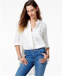 Free People | Free People High-Low Cinched-Detail Button-Down Shirt(Shirts)