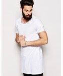 Asos | ASOS BRAND ASOS Super Longline T-Shirt With Scoop Neck And Relaxed Skater Fit(T Shirts)