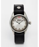 Vivienne Westwood | Vivienne Westwood Leather Strap Watch VV012BK(非智能手錶)