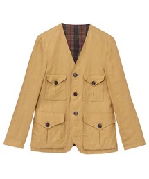 customellow | [voyage] reversible linen jacket(テーラードジャケット)
