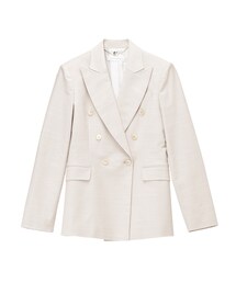 customellow | [gentee] peaked collar double jacket(テーラードジャケット)