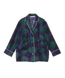 customellow | [gentee] flower pattern print silk shirt(シャツ/ブラウス)