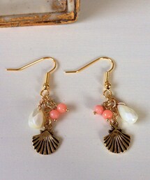 昼下がりの砂浜ピアス☻(ピアス(両耳用))