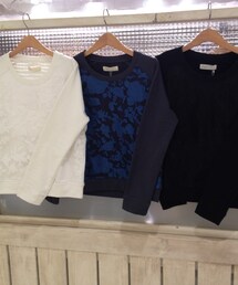 Cactus..cepo. | オーガンジー切り替えプルオーバー(スウェット)