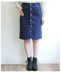 Chico | 前開きタイトスカート(デニムスカート)