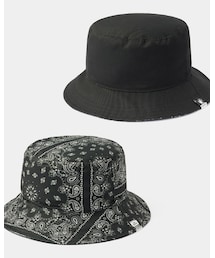 GU | GU×ミハラヤスヒロ リバーシブルバケットハットMY(ハット)