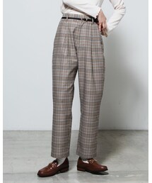 WEGO | WEGO/【セットアップ対応商品】チェックタックパンツ(スラックス)