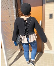 mystic | 後ろリボン(ニット/セーター)