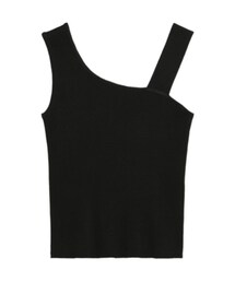 GU | アシンメトリーニットタンクトップ(タンクトップ)