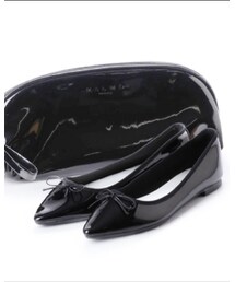 melmo | ポーチ付きトラベルシューズ(バレエシューズ)