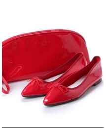 melmo | ポーチ付きトラベルシューズ(バレエシューズ)