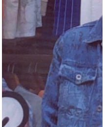 TOMMY HILFIGER | デニムのジャケットにたくさん黒い刺繍で落書きがされてるデザインです。表参道TOMY限定30着だった希少な商品でした(デニムジャケット)