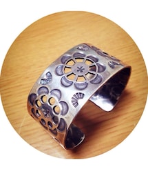 Indian Jewelry | NAVAJO oldstyle
作者不明(バングル/リストバンド)