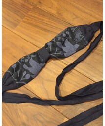 ハンドメイド 点と線模様製作所生地 | ヘアバンド