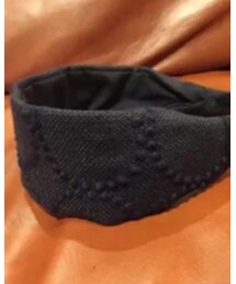 ハンドメイドmina-perhonen | ブラック×ブラックのタンバリンでカチューシャ作りました(カチューシャ)