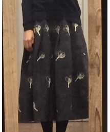 ハンドメイド  ミナペルホネン 生地 | スカート