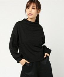 earth music&ecology | ・ボトルネックボリュームスリーブプルオーバー(Tシャツ/カットソー)