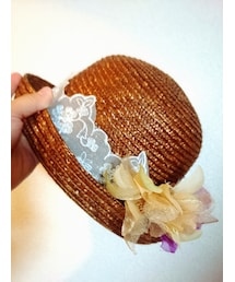 お花付きボーラーハット

ロング丈デニムシャツ

チュチュスカート(ハット)