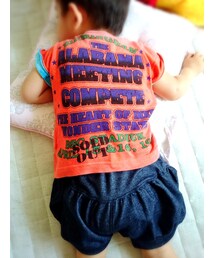 古着のＴシャツ

デニムのカボチャパンツ(Tシャツ/カットソー)