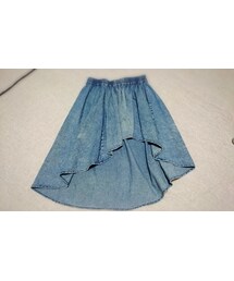 GRL | ケミカルウォッシュのフィッシュテールスカート (デニムスカート)
