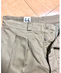 MILITARY | 50's フランス軍チノ テーパード加工(チノパンツ)