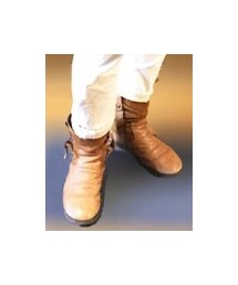 不明 | レザーショートブーツ
(ブーツ)