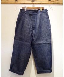 maison de soil | タックワイドパンツ(デニムパンツ)