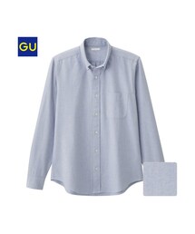 GU | （GU）オックスフォードシャツ（長袖）(シャツ/ブラウス)