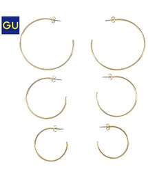GU | フープピアスセット(ピアス（両耳用）)