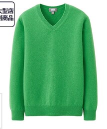 UNIQLO | KIDSカシミヤVネックセーター(ニット/セーター)