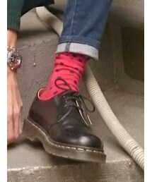 POLO RALPH LAUREN | 赤のドットの靴下(レッグウェア)